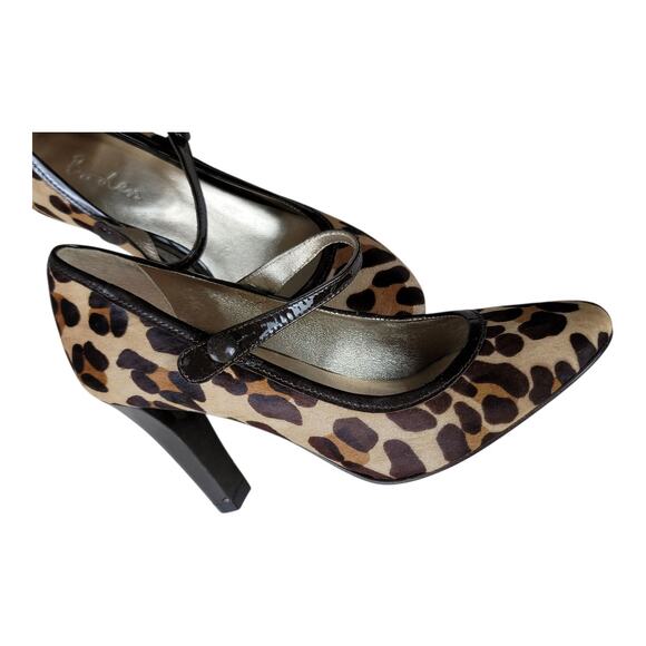 Boden‎ Lilli Calf Hair Leopard Print Mary Jane Mid Heels Pumps
 Size 36 EU /6 US - Picture 7 of 11